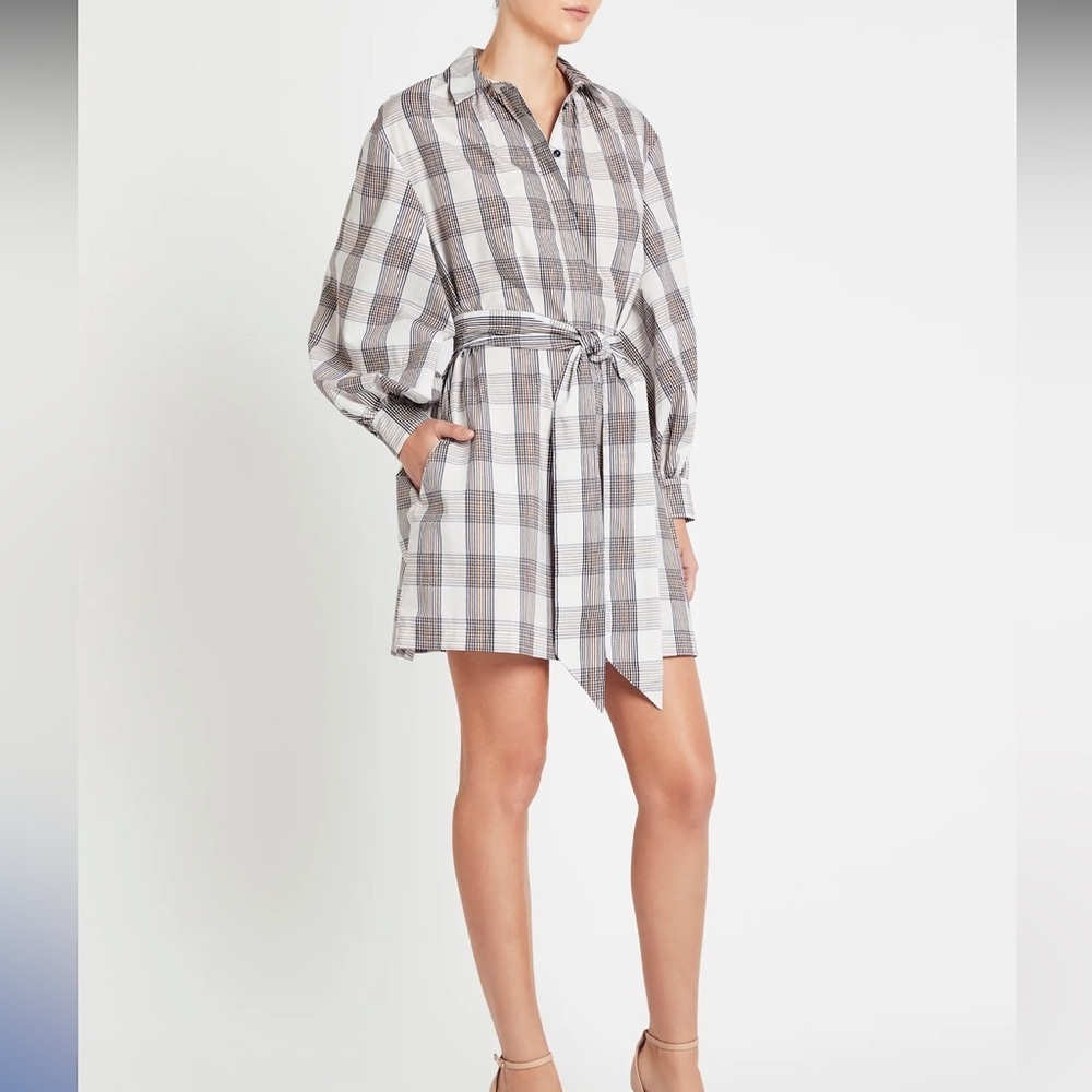 Baum und Pferdgarten LONG LANTERN SLEEVE AUBREE SHIRTDRESS WITH BELT SIZE M - Picture 11 of 16